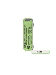 10 Adet TNL 1100mAh 1.2V Puntalı Başlıksız Şarjlı AA Kalem Pil - BataryaBank