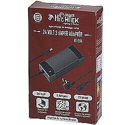 24V 3A 5.5x2.5mm Plastik Kasa Adaptör 72W Güç Kaynağı - 1