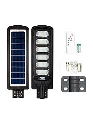 600W Solar Sokak Lambası Hareket Sensörlü - Kumandalı - BataryaBank