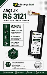 Arçelik RS 3121 Uyumlu Robot Süpürge Bataryası 10.8V / 11.1V 2600mAh Şarj Edilebilir Li-ion Pil - BataryaBank
