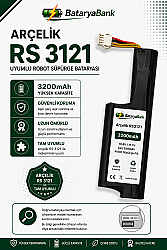 Arçelik RS 3121 Uyumlu Robot Süpürge Bataryası 10.8V / 11.1V 3200mAh Li-ion Şarj Edilebilir Pil - BataryaBank