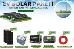 Bağ Evi, Hobi Bahçesi Ekonomik Güneş Enerjisi Solar Enerji Paketi - 2