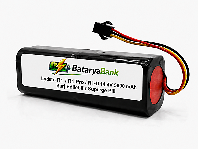 BataryaBank Lydsto R1 / R1 Pro / R1-D Uyumlu Robot Süpürge Bataryası 14.4V 5800mAh Li-ion - 2