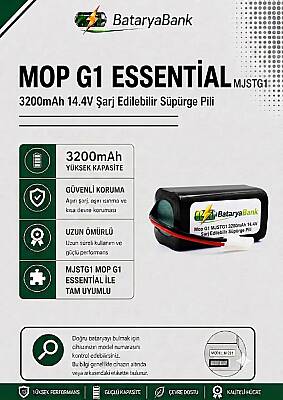 BataryaBank Mi Vacuum Mop G1 2in1 Essential (MJSTG1) Uyumlu Robot Süpürge Bataryası 14.4V 3200mAh Li-ion Yedek Pil - 1