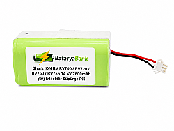 BataryaBank Shark ION RV700 / RV720 / RV750 / RV755 Uyumlu Robot Süpürge Bataryası 14.4V 2600mAh Li-ion - 2
