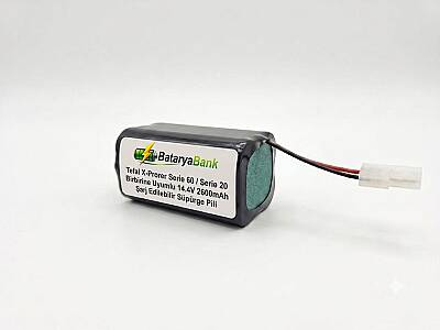 BataryaBank Tefal X-Plorer Serie 60 / Serie 20 Uyumlu Robot Süpürge Bataryası 14.4V 2600mAh Li-ion - 2