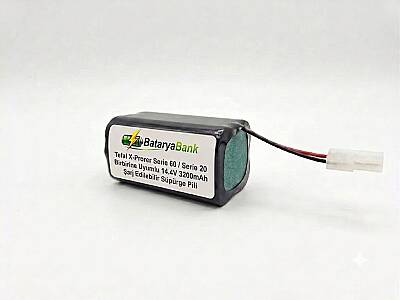 BataryaBank Tefal X-Plorer Serie 60 / Serie 20 Uyumlu Robot Süpürge Bataryası 14.4V 3200mAh Li-ion - 2