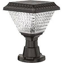 Beyaz Ledli Solar Bahçe Armatürü 50W | Güneş Enerjili Dış Mekan Aydınlatma - 1