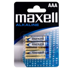 Maxell Micro Alkalin AAA 4'lü İnce Kalem Pil - BataryaBank