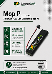 Mi Robot Vacuum Mop P (STYTJ02YM) Uyumlu Robot Süpürge Bataryası 14.4V 3200mAh Li-ion Yedek Pil - BataryaBank
