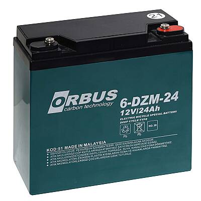 Orbus 12V 24 Ah Elektrikli Bisiklet Aküsü - 1