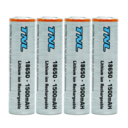 TNL 18650 4'lü 1500mah 3.7v Li-ion Başlıksız Pil - BataryaBank