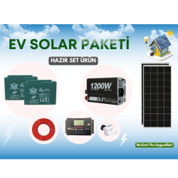 TV, Buzdolabı, Aydınlatma İçin Güneş Enerji Sistemi Bağ Evi Ve Karavan Solar Sistem - BataryaBank