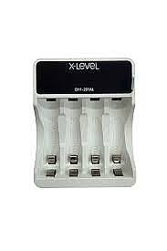 X-Level CH1-201AL 4 Yuvalı LCD Ekranlı Akıllı Pil Şarj Cihazı AA & AAA Uyumlu - 1